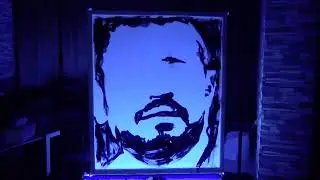 Speed Shadow painting in Dubai, UAE