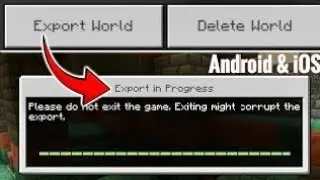How To Transfer Your Minecraft World PE Application To External Storage 🔥😊