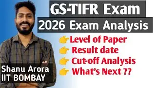 GS TIFR 2026 result Cutoff || TIFR Physics Paper Analysis