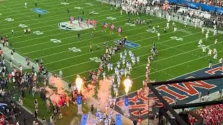 Vrbo Fiesta Bowl Ole Miss v Miami Full Team Hype Entrance! 