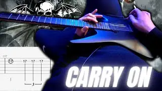 Avenged Sevenfold &ndash; Carry On POV Guitar Cover 2025 | SCREEN TABS