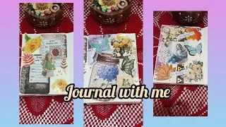 Journal with me video -12 | journaling | journal | scrapbook | journaling ideas | creative journal 