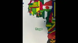 World Map pt21 #flagmap #worldmap #history #art #drawing #africa #geography #mapping #flag #edit #1k