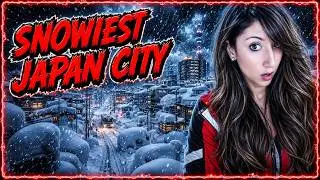 102 REACTION World Record SNOWIEST Japan City INSANE Winter Extreme Earth Disaster Survival Tips