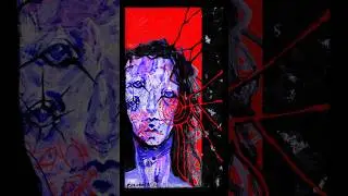 chemical reaction | #art #artist #zhenia #digitalart #contemporaryart #painting #drawing