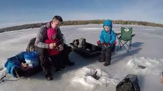 Michigan Ice Fishing Adventure