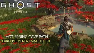 Hot Spring Cave Path Max Health Increase - Ghost Of Yotei