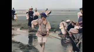1896 Sur une plage