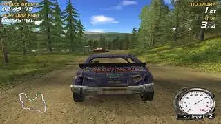 Прохождение FlatOut. Гонка 17 (Серебряный - Pinewood Qualifier)