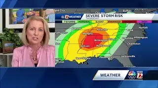 WATCH: A Mild Afternoon Plus Cloud Thinning Before Thursday Severe Threats