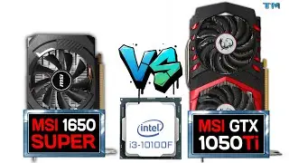 MSI 1650 SUPER AERO 4GB vs MSI 1050 Ti 4GB + i3 10100f