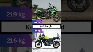 Kawasaki Versys 650 vs Suzuki V Strom 650 XT #ytshorts