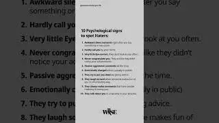 10 Psychological Signs Someone Secretly Hates You #jealousy #toxicpeople #haters #fakefriends