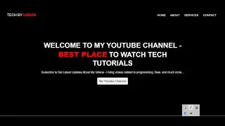 How to Make a Website Using HTML and CSS Only | Beginner Web Design Tutorial | HTML CSS Website