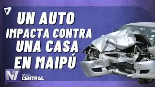 Auto a gran velocidad impacta contra una casa en Maip&uacute;