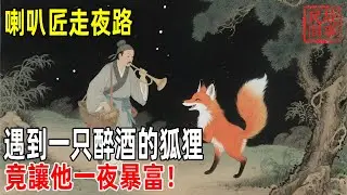 喇叭匠走夜路，遇到一只醉酒的狐狸，竟讓他一夜暴富！【巷陌故事會】#故事#民间故事#故事会#民間故事#故事會#温馨故事#民间传统故事