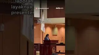 Gaya Komeng Bacakan Hasil Reses Sidang DPD ala Presenter TV