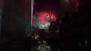 Fireworks Display At The Eiffel Tower In France. @Risen-e4n