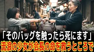 「そのバッグを触ったら死にます」流浪の少女が会長の命を救うところで|感動の実話|衝撃の逆転劇|人生ドラマ|