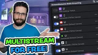 How To Multistream Without Paying! | Setup Guide for OBS and StreamElements Live 2025