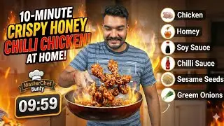 How to Make Crispy Honey Chilli Chicken at Home | Honey Chilli Chicken Recipe 😋 | Restaurant style 🔥