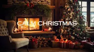 Magical Christmas Evening ✨ | Warm Fireplace Ambience & Gentle Holiday Music