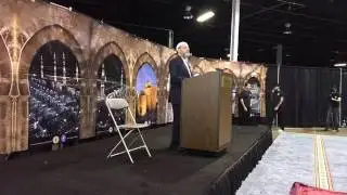 ISNA President Azhar Azeez gives the Friday Khutbah (sermon) at the 54th Annual ISNA Convention