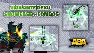 [ABA] VIGILANTE DEKU SHOWCASE + КОМБО + ВСЕ МЕХАНИКИ (НОВОЕ ОБНОВЛЕНИЕ ABA)