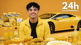 24 horas viviendo y comiendo AMARILLO