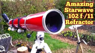 Amazing Starwave ( Lyra) 102 f/11 Doublet Achromatic Refractor Telescope