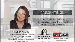 20524 Main Street SE Calgary. 3 bedroom townhome for sale Virginia Walker