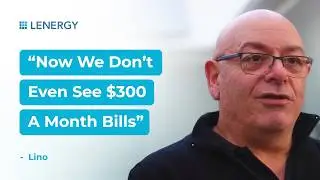 Lino saved $1200 on his electricity bills with Lenergy!