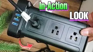 NVEESHOX Power Strip Surge Protector Tower with 12 Outlets 4 USB Ports | Trendroid Reviews
