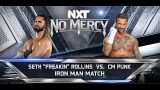 Seth Rollins vs CM Punk &ndash; Iron Man Match 🔥 WWE 2K25 | Full Match