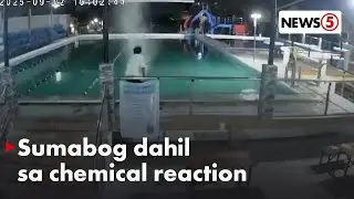 Swimming pool sa isang resort sa Cebu, sumabog dahil sa chemical reaction