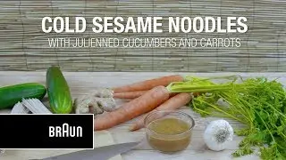Cold Sesame Noodles | Braun MultiQuick Hand blender