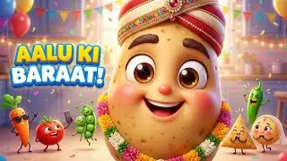 Aalu Ki Barat | Kids Hindi | Hindi Cartoon Video |आलू की बारात | Aalu ki nikli baraat New Video