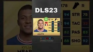Kylian Mbapp&eacute; Evolution DLS21 DLS22 DLS23 #dls23 #shorts #dreamleaguesoccer #dls22 #mbappe