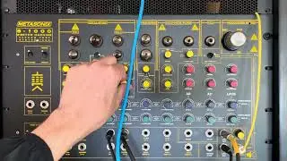 5/7/24 Metasonix S-1000 Wretch Machine plays itself (at Vintage Synthesizer Museum, Los Angeles, CA)