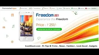 How To Book FreeDom 251 Ringing Bells in 60 Seconds By IconShoot
