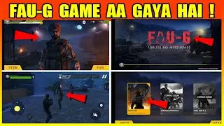 FAU-G Game Is Here First Look & Gameplay | Action Game | Weapons | Mission | nCore_Games