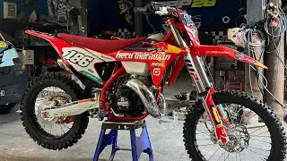Ninja 2tak modif trail gasgas