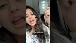 WHY is the Indian Passport Ranked so low!?🥲✈️