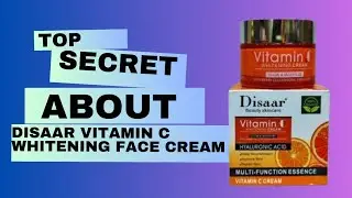 DISAAR WHITENING FACE CREAM REVIEW:#glowingskinsecrets #facecream #glwingface #skincare #vitaminc