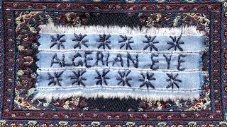 1. Algerian Eye Stitch - stitch along - fabric dictionary of stitches - slow stitch - #stitch