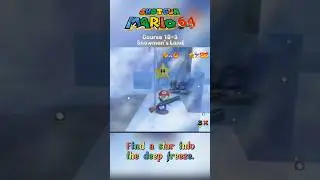 Shotgun Mario 64 - Course 10-3 #SnowmanLand #IntotheDeepFreeze
