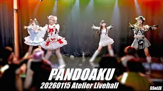 [4K] 판도아쿠 (PANDOAKU) - Sound EXP 공연 (Full Ver.) @ 260115 홍대 아틀리에홀 직캠 By SSoLEE