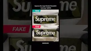 Real 🆚 Fake Supreme Box Logo Hoodie (FW23) via @SNKRDUNK_JP #supreme #streetwear #legitcheck