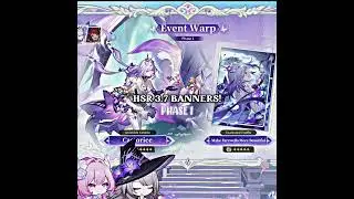HSR 3.7 banners! || #honkaistarrail #hsr #starrail  #shorts