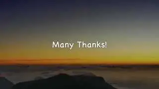 Many Thanks! (New Gospel Song)